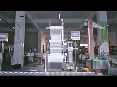 Màn hình cảm ứng tùy chỉnh trực tuyến Máy dán nhãn phẳng Điều khiển PLC 380W